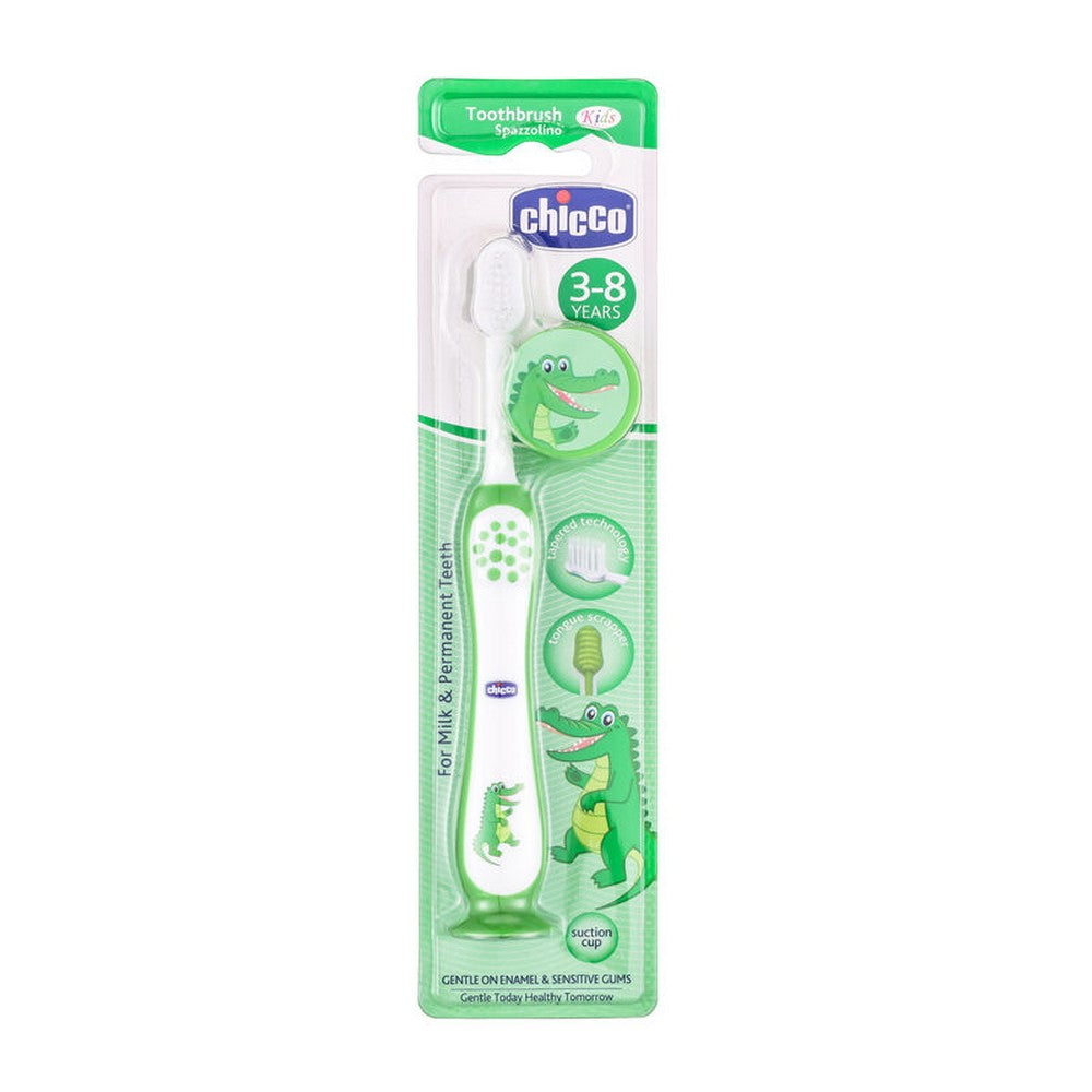 Blue & Green Animal Theme Toothbrush With Cover