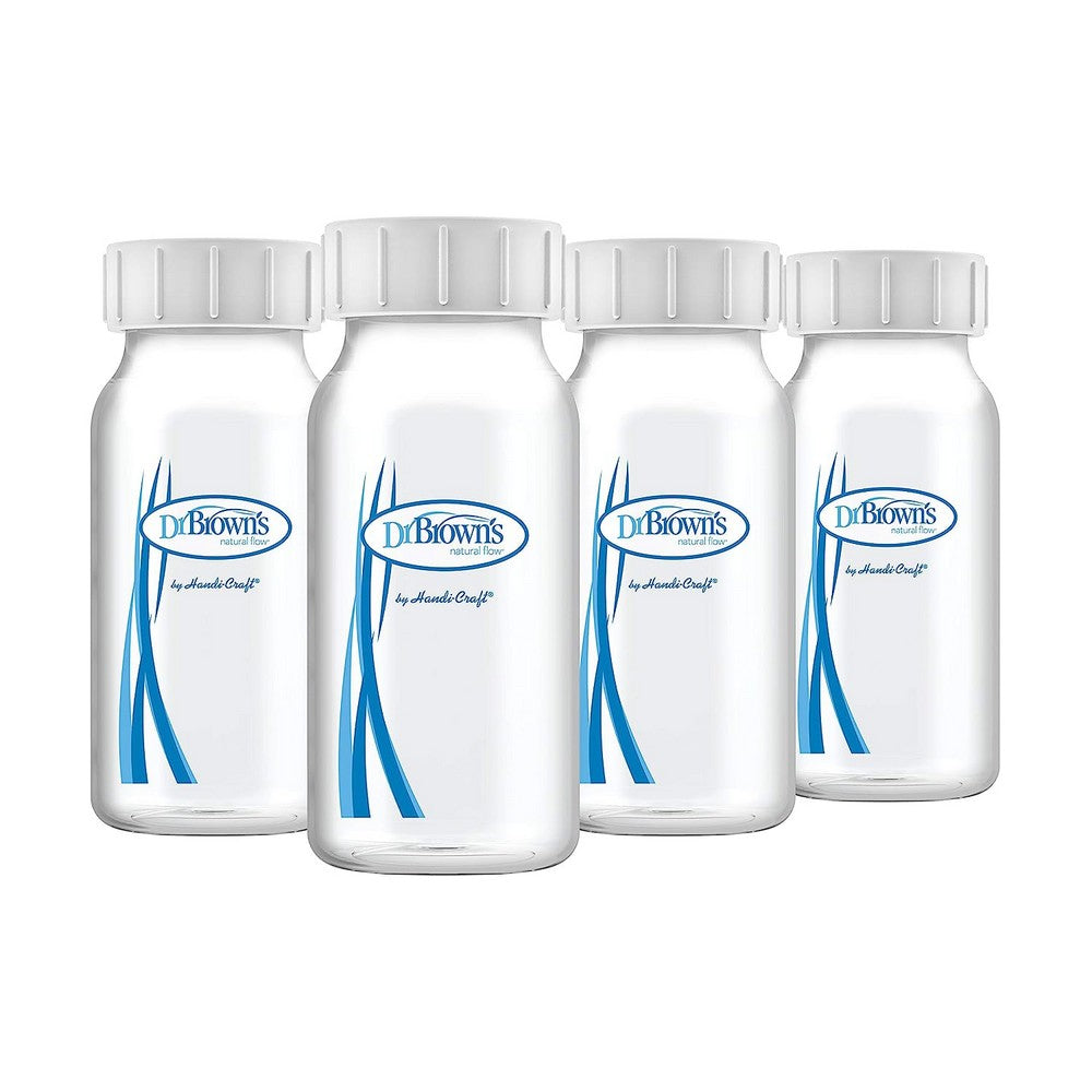 Narrow Neck Breastmilk Collection Bottles- 4Pcs