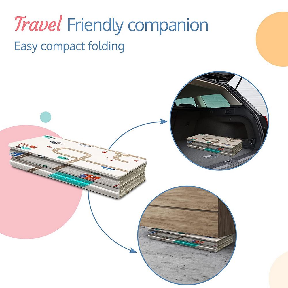 Cityscape Double Sided Water Proof Baby Play Mat