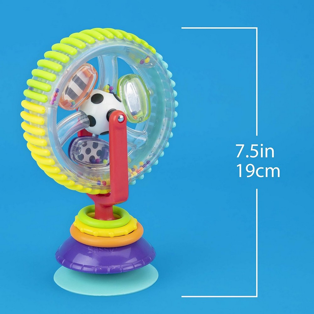 Sassy Wonder Wheel Toy With Suction Base(Color May Vary)