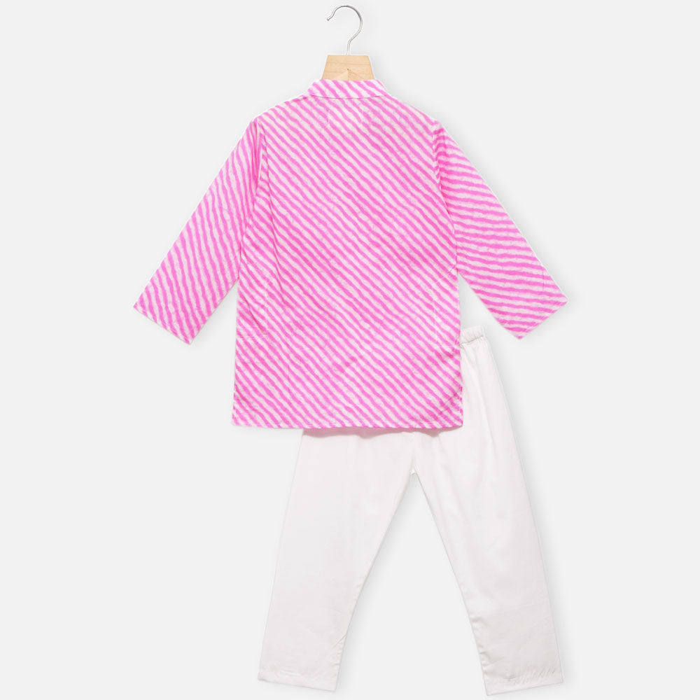 Leheriya Kurta Pajama Set