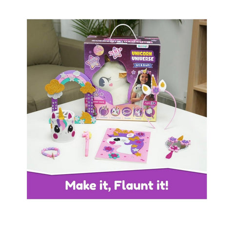 Bloomingo Unicorn Universe 6 In 1 kit With Plush Toy