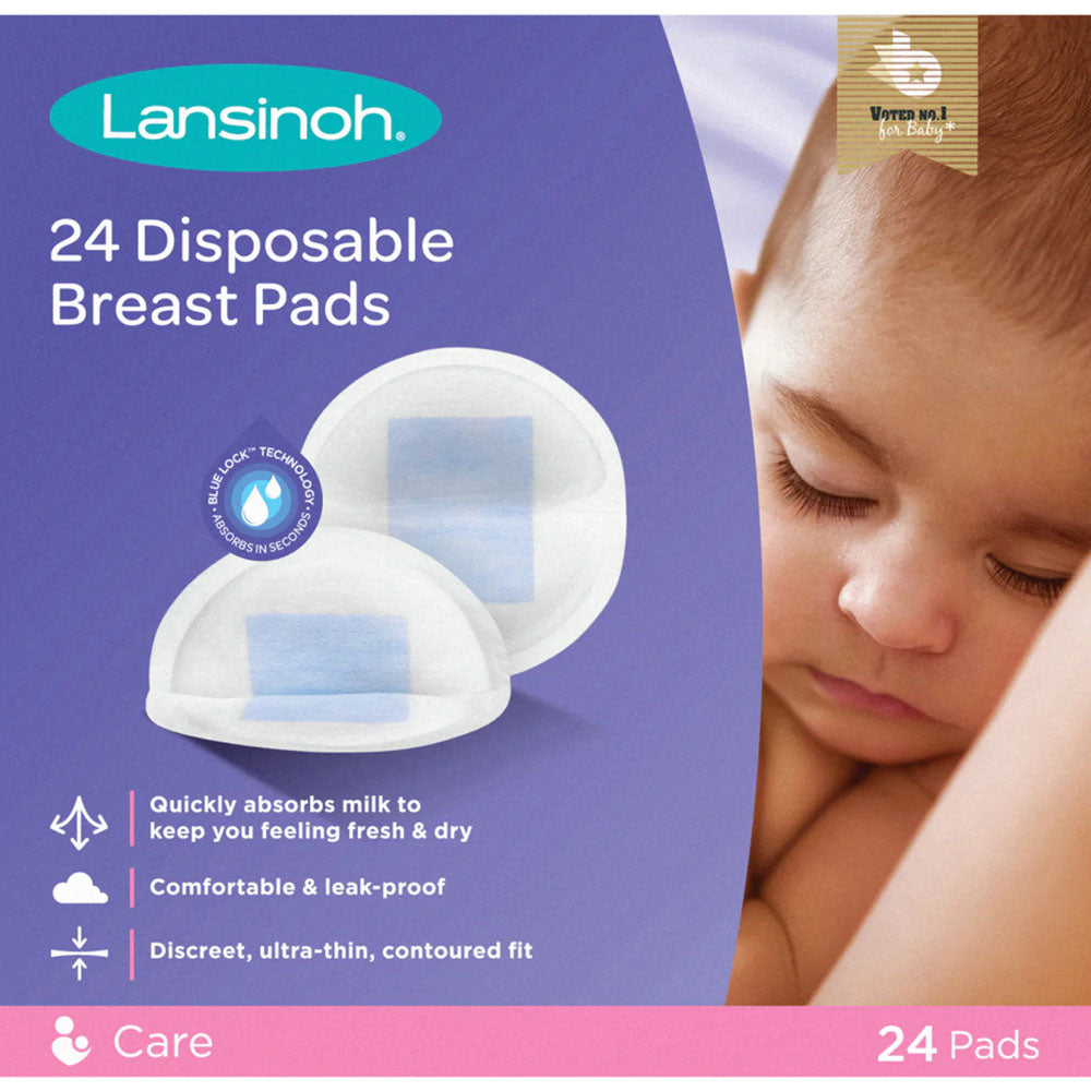 Lansinoh Disposable Nursing Breast Pads (Pack Of 24)