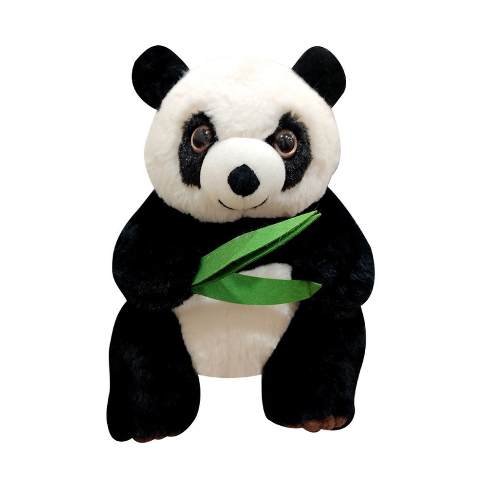 Panda With Leaf Soft Toy