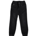 Black Stone Washed Relaxed Fit Jeans