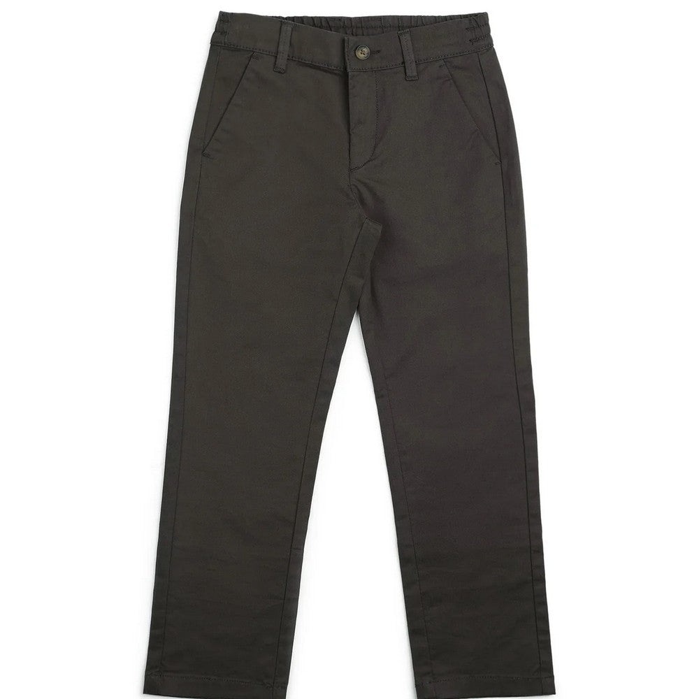 Olive Twill Regular Fit Trousers