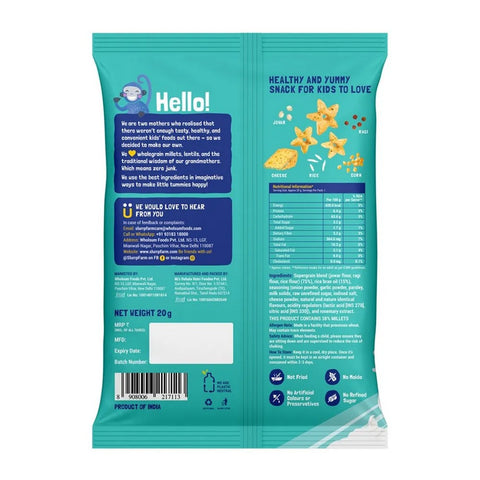 Slurrp Farm Cheese & Herbs Mighty Puff - 20gm