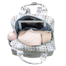 Load image into Gallery viewer, Oliver Multicolor Backpack Diaper Changing Bag
