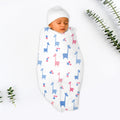 Giraffe Design Muslin Swaddle Wrap