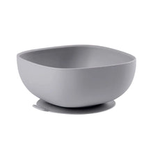 Load image into Gallery viewer, Grey Silicone Suction Bowl
