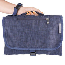 Load image into Gallery viewer, Denim Blue Baby Diaper Changing System
