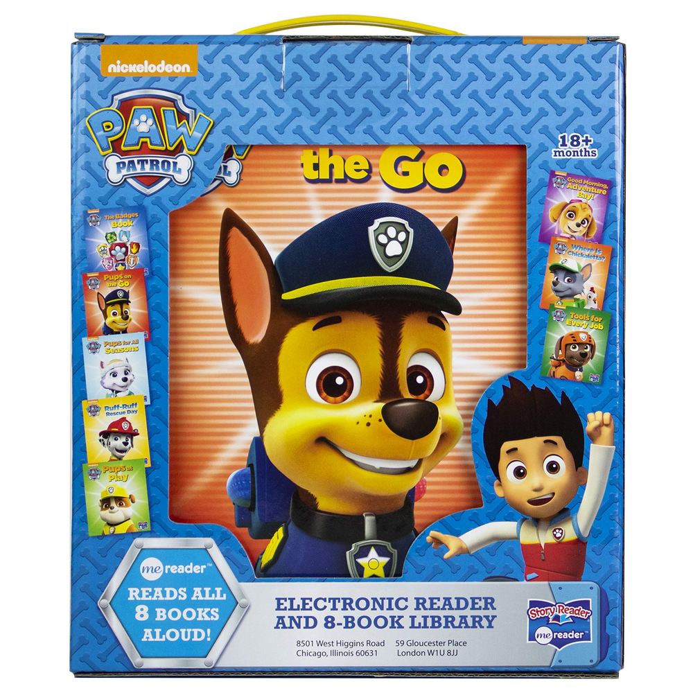 Paw Patrol Electronic Me Reader And 8-Book Library