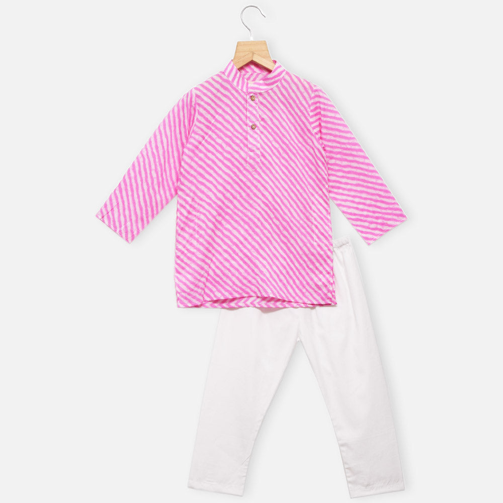 Leheriya Kurta Pajama Set