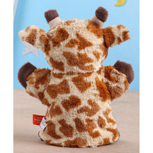 Load image into Gallery viewer, Brown Giraffe Shaped Hand Puppet
