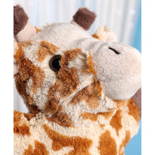 Load image into Gallery viewer, Brown Giraffe Shaped Hand Puppet
