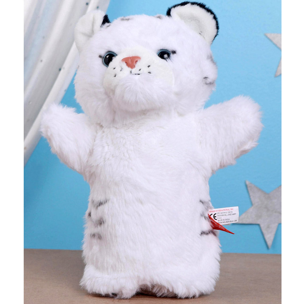 White Animal Face Hand Puppet