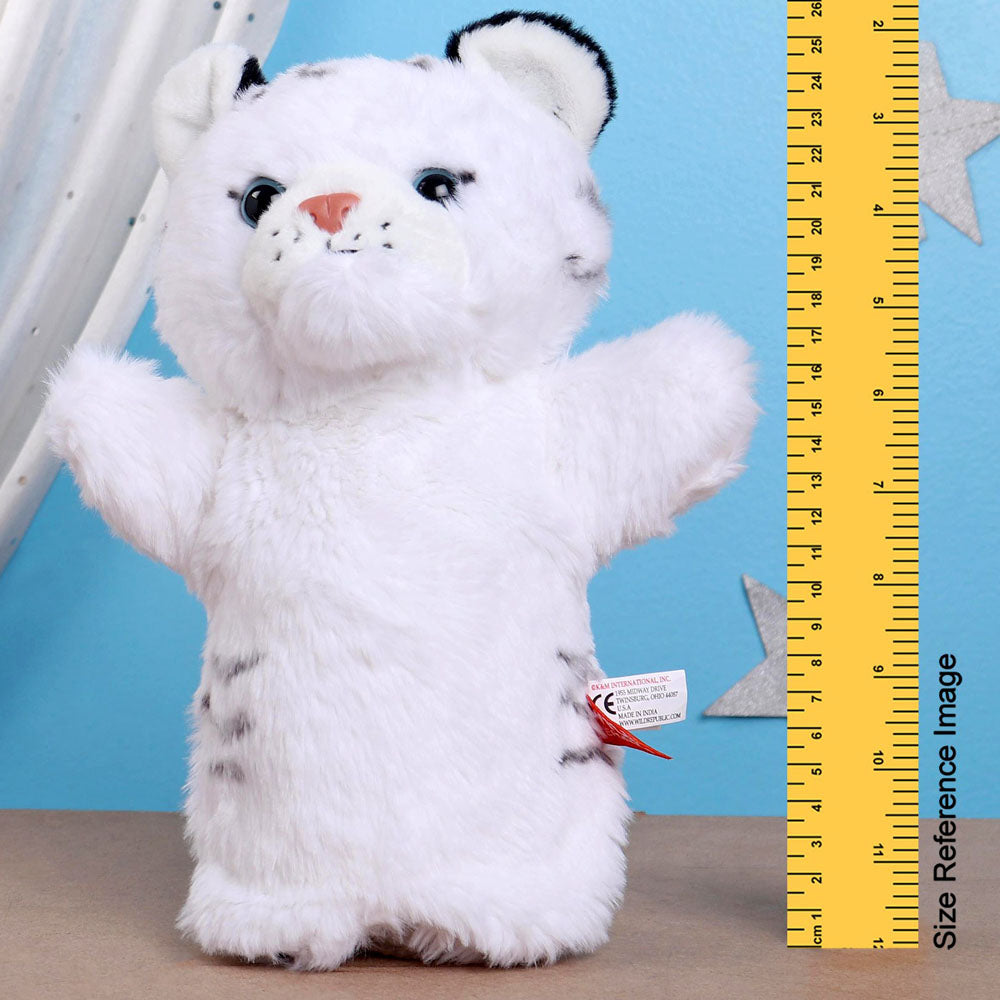 White Animal Face Hand Puppet