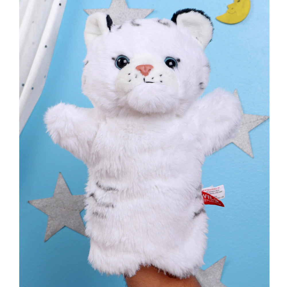 White Animal Face Hand Puppet