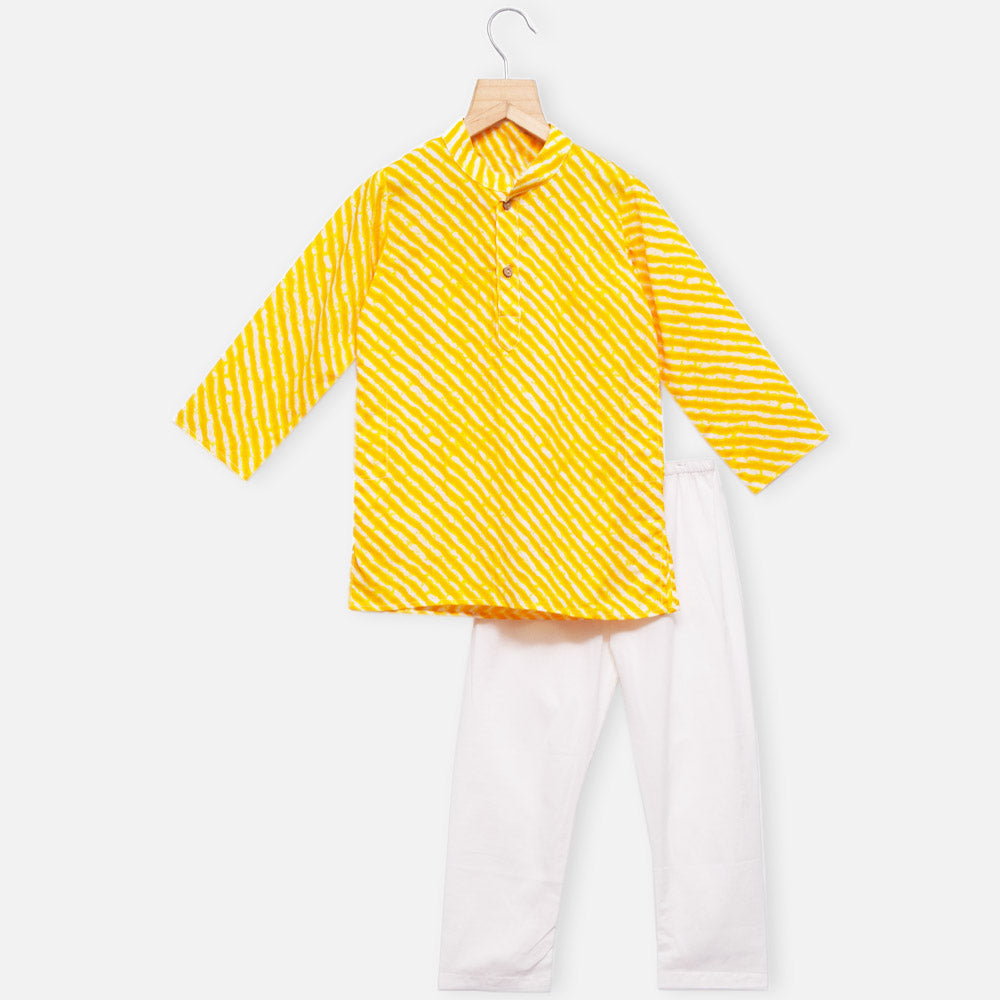 Leheriya Kurta Pajama Set