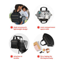 Load image into Gallery viewer, Skip Hop Mainframe Wide Open Diaper Backpack
