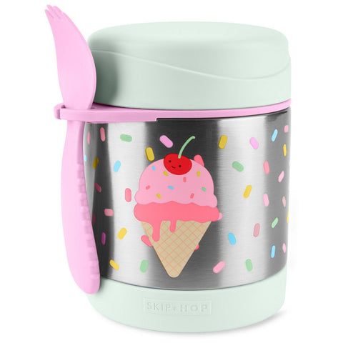 Ice Cream Theme Zoo Insulated Little Kid Food Jar