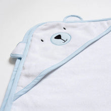 Load image into Gallery viewer, Blue Bear Hooded Towels
