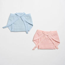 Load image into Gallery viewer, Blue And Pink Muslin Nappy - Pack Of 2
