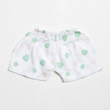 Load image into Gallery viewer, White Tropical flamingo Theme Muslin Shorts - Pack Of 2
