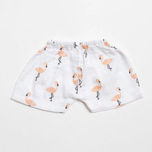 Load image into Gallery viewer, Tropical Flamingo Theme  Muslin Shorts - Pack Of 3
