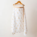 Peach Giraffe Printed Nursing Apron