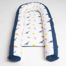 Load image into Gallery viewer, Navy Blue Little Dino Printed Cozy Nest
