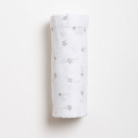 Grey Counting Sheep Printed Swaddle Pack Of 2