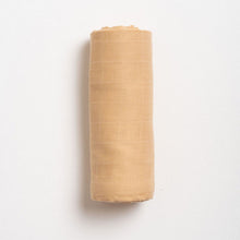 Load image into Gallery viewer, Beige Plain Baby Muslin Swaddle
