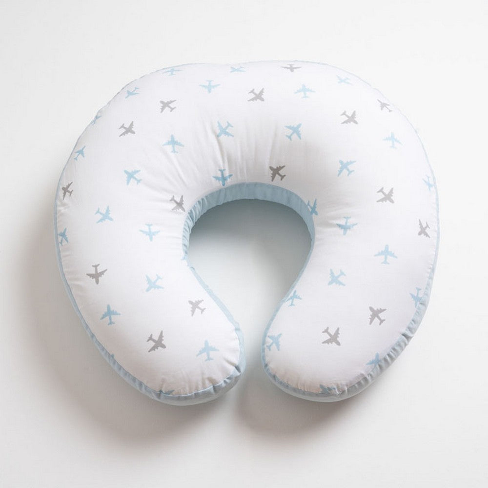 Blue Airplane Printed Nursing Pillow