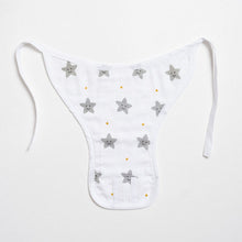 Load image into Gallery viewer, Mint Green Smiley Star Printed Nappy Pack Of 2

