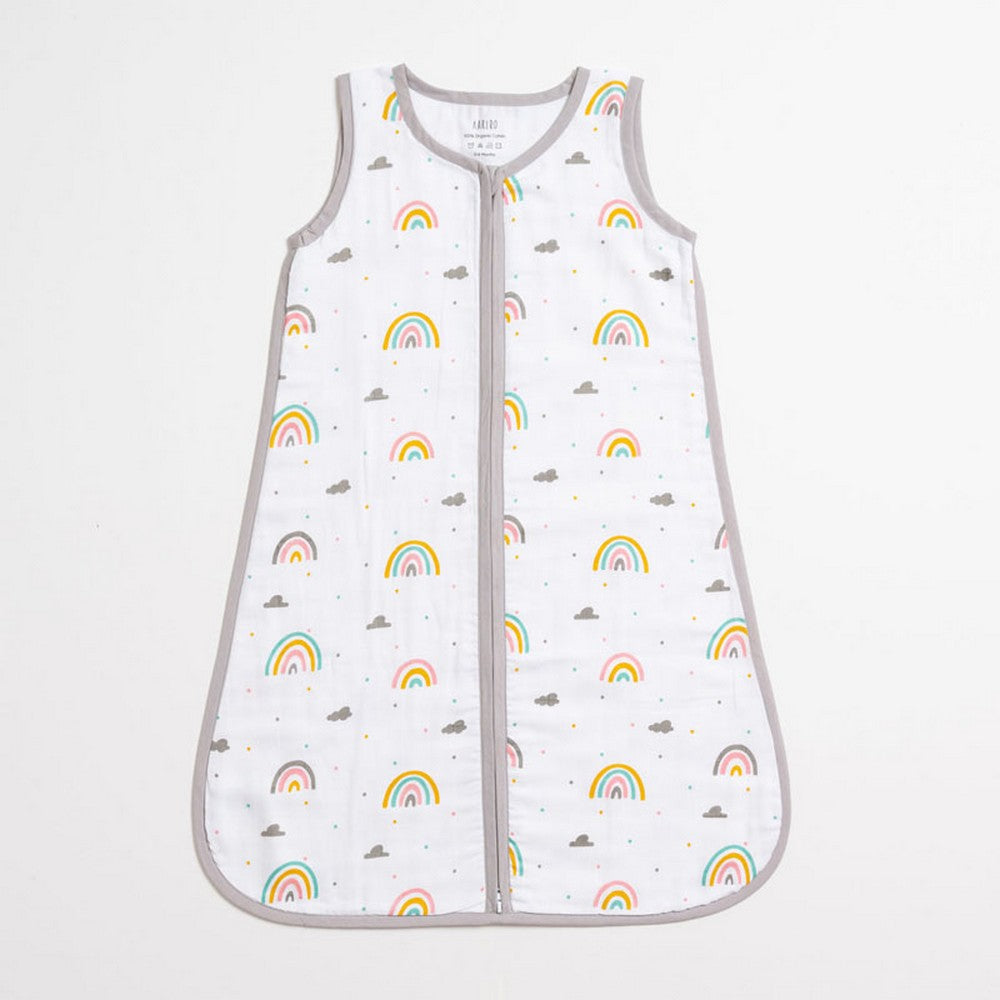 Grey Rainbow Theme Sleeping Bag