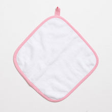 Load image into Gallery viewer, Pink Organic Terry Washcloths Set Of 3
