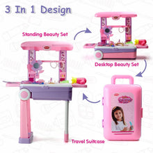 Load image into Gallery viewer, Beauty Set Suitcase Trolley
