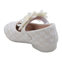 Load image into Gallery viewer, Beige Embellished Velcro Closure Ballerina
