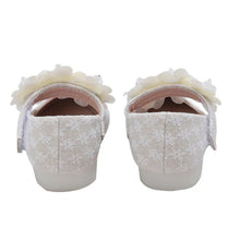 Load image into Gallery viewer, Beige Embellished Velcro Closure Ballerina
