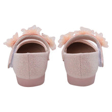 Load image into Gallery viewer, Pink Flower Embellished Velcro Closure Ballerina
