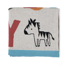 Load image into Gallery viewer, Alphabets Fun Baby Blanket
