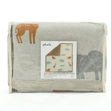 Load image into Gallery viewer, Wild Safari Natural &amp; Knitted Blanket
