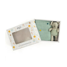 Load image into Gallery viewer, Cute As A Button Gift Bundle With Blanket &amp; Elephant Rattle (Set Of 2 )
