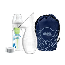 Load image into Gallery viewer, Silicone One Piece Breast Pump With Anti Colic Options+ Bottle (4 oz/120 mL) &amp; Travel Bag
