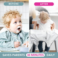 Load image into Gallery viewer, Stain &amp; Water Proof Long Sleeve Coverall Shirt Weaning Bib
