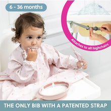 Load image into Gallery viewer, Stain &amp; Water Proof Long Sleeve Coverall Shirt Weaning Bib
