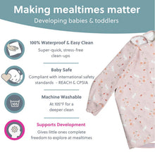 Load image into Gallery viewer, Stain &amp; Water Proof Long Sleeve Coverall Shirt Weaning Bib
