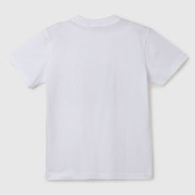 Load image into Gallery viewer, White UCB Printed Half Sleeves Cotton T-Shirt
