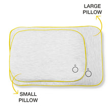 Load image into Gallery viewer, Omved Small Baby`s First Pillow Filled With Mustard Seeds &amp; Aromatic Lavender Flower
